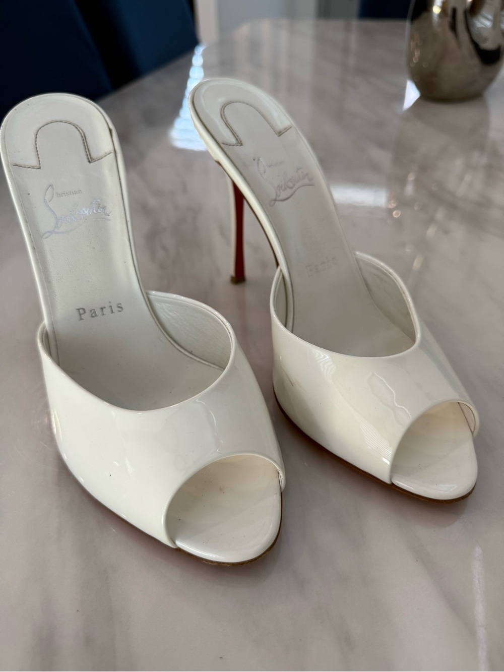 Christian Louboutin White Me Dolly